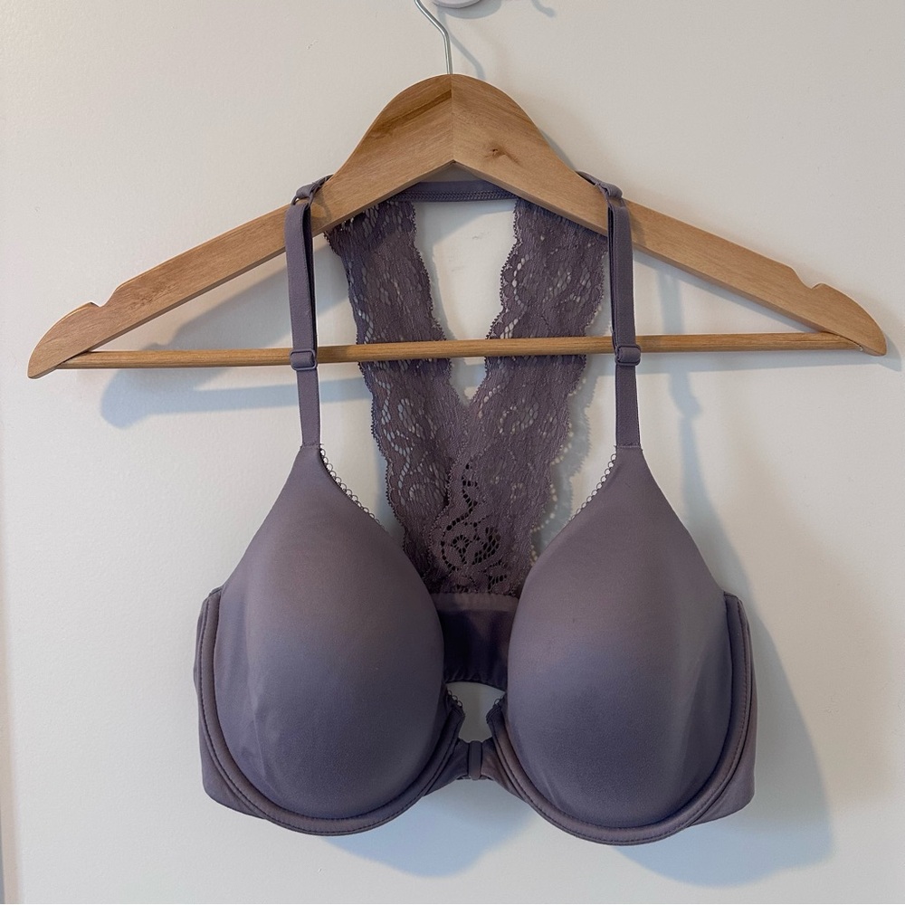 Victoria’s Secret Lace Back Women's Bra - Purple